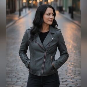Hollister leather Jacket
